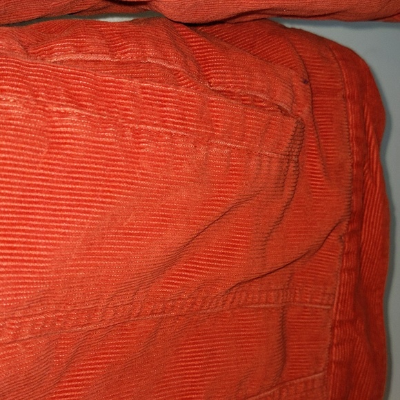 LLBean Men's XL Tall Corduroy Plush Lined Button Front Barn Chore Trucker Jacket - Picture 4 of 8